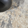 CK005 Enchanting ECH07 Ivory Grey Area Rug by Calvin Klein Corner Image