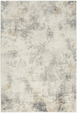 CK005 Enchanting ECH07 Ivory Grey Area Rug by Calvin Klein Main Image