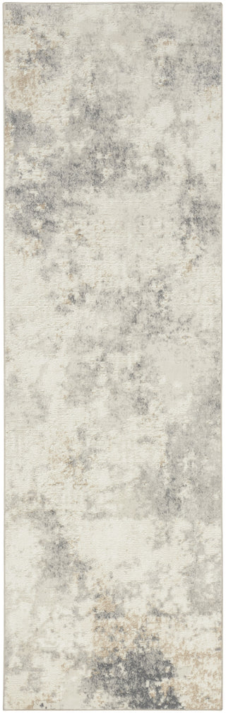 CK005 Enchanting ECH07 Ivory Grey Area Rug by Calvin Klein Main Image