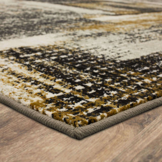 Karastan Tempest Echo Midnight Area Rug Angle Image
