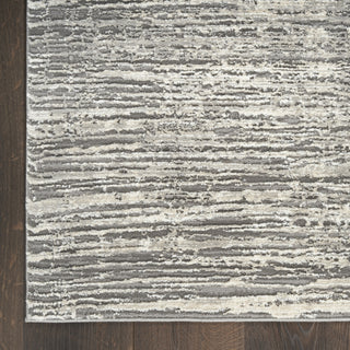 Nourison Eco-Friendly ECO01 Ivory Grey Area Rug Detail Image