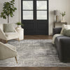 Nourison Eco-Friendly ECO01 Ivory Grey Area Rug Room Image Feature