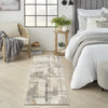 Nourison Eco-Friendly ECO02 Ivory Multicolor Area Rug Corner Image