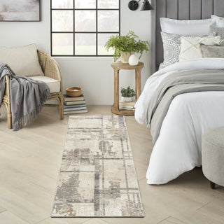 Nourison Eco-Friendly ECO02 Ivory Multicolor Area Rug Corner Image
