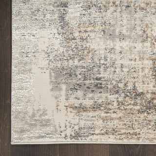 Nourison Eco-Friendly ECO04 Beige Grey Area Rug Detail Image