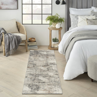 Nourison Eco-Friendly ECO08 Ivory Multicolor Area Rug Corner Image