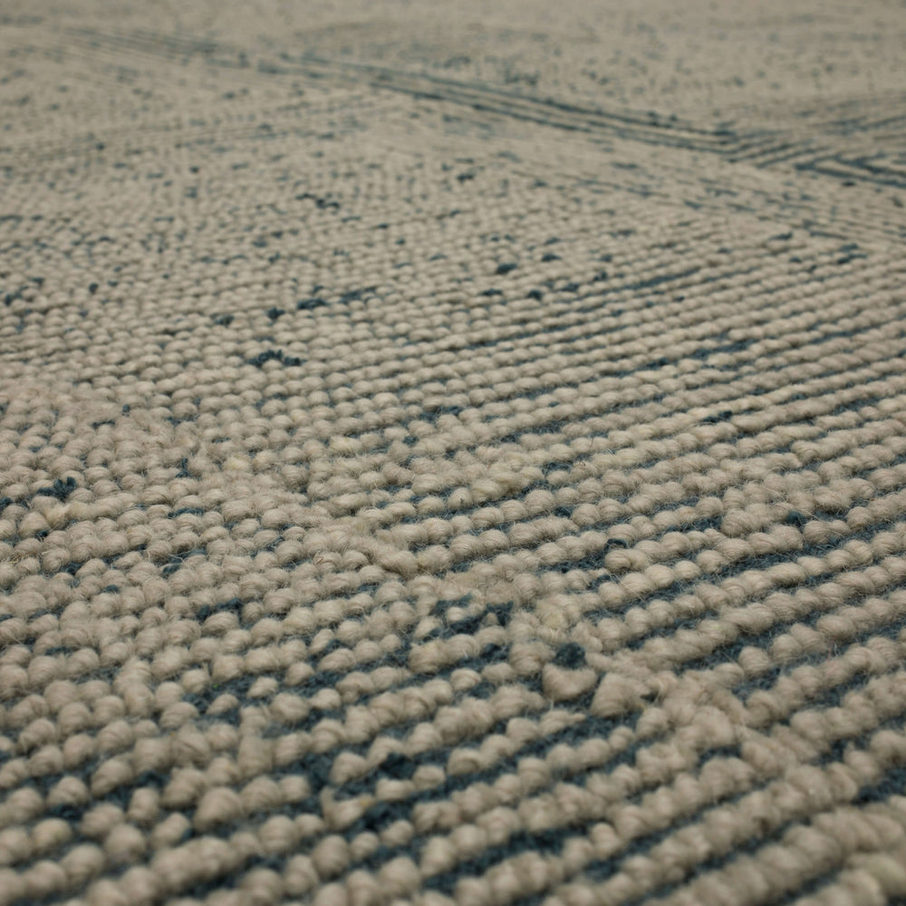 Karastan Cypress Edisto Teal Area Rug by Drew and Jonathan Detail Image Feature