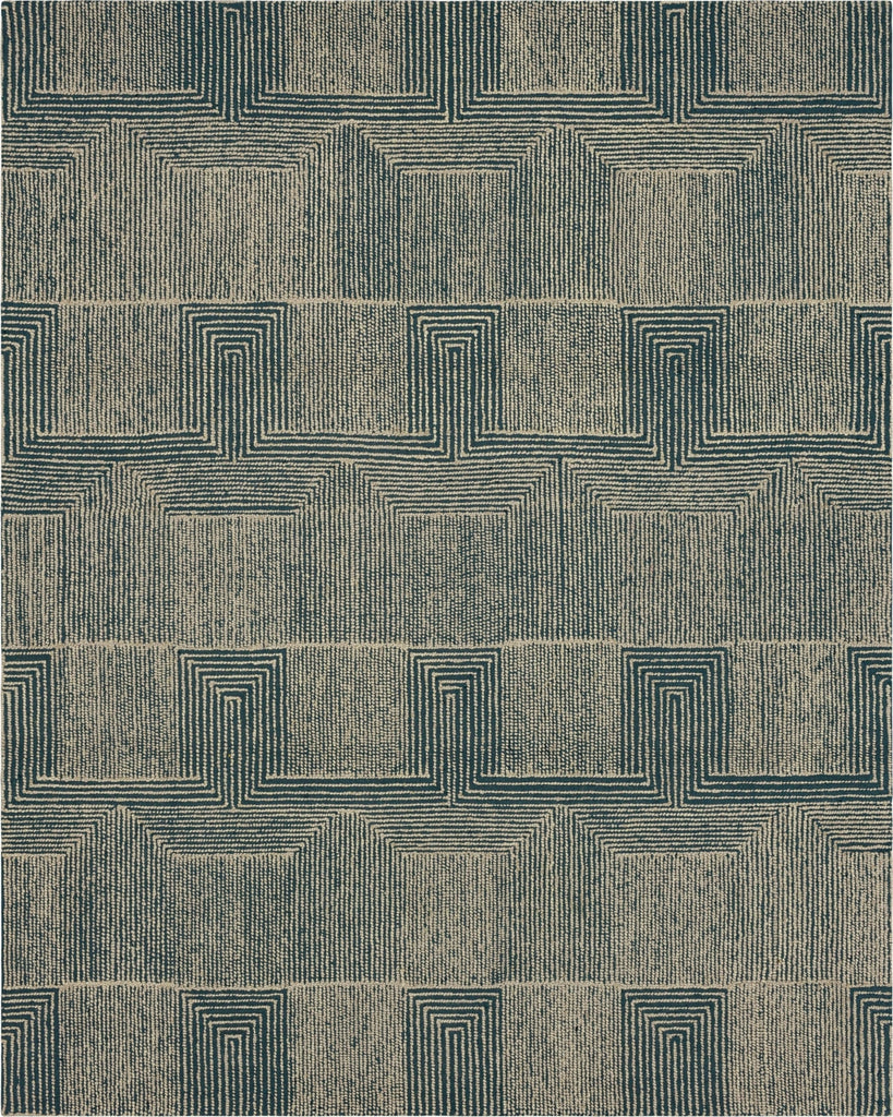 Karastan Cypress Edisto Teal Area Rug by Drew and Jonathan