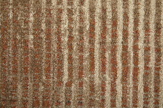 Feizy Eden 39QPF Ivory/Taupe/Pink Area Rug Corner Image