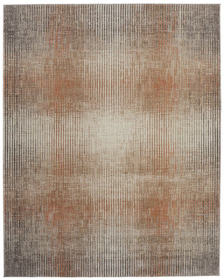 Feizy Eden 39QPF Ivory/Taupe/Pink Area Rug main image
