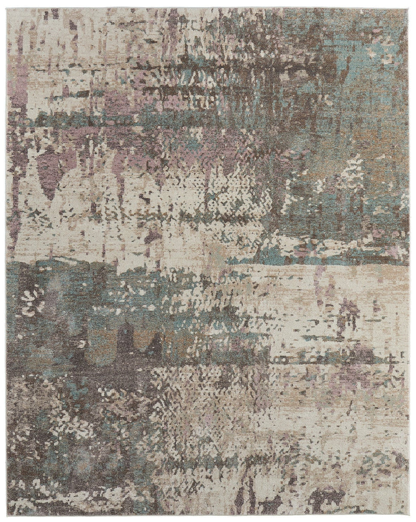 Feizy Eden 39QRF Ivory/Blue/Purple Area Rug main image