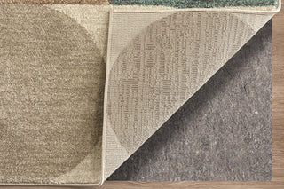 Feizy Eden 39QUF Ivory/Brown/Blue Area Rug Detail Image