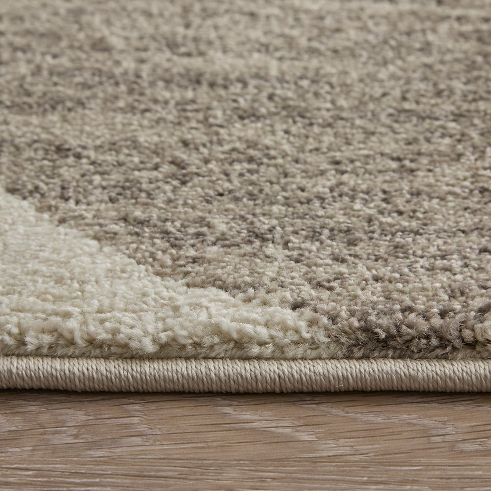Feizy Eden 39QUF Ivory/Brown/Blue Area Rug Lifestyle Image Feature