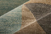 Feizy Eden 39QUF Ivory/Brown/Blue Area Rug Lifestyle Image Feature