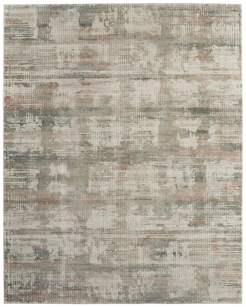 Feizy Eden 39QWF Ivory/Gray/Green Area Rug main image