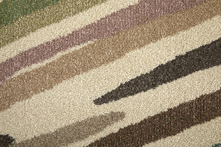 Feizy Eden 39QXF Ivory/Brown/Blue Area Rug Corner Image