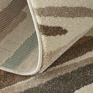 Feizy Eden 39QXF Ivory/Brown/Blue Area Rug Detail Image