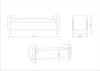 Livabliss Scandanavian SN-001 White Line Drawing