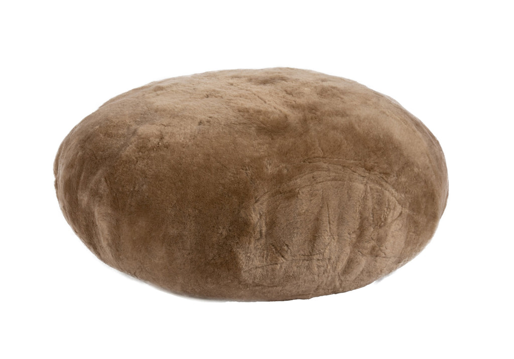 Auskin Sheepskin Seating Short Wool Ottoman Butterscotch Furniture main image