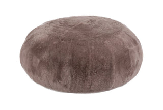Auskin Sheepskin Seating Short Wool Ottoman Bark Furniture main image