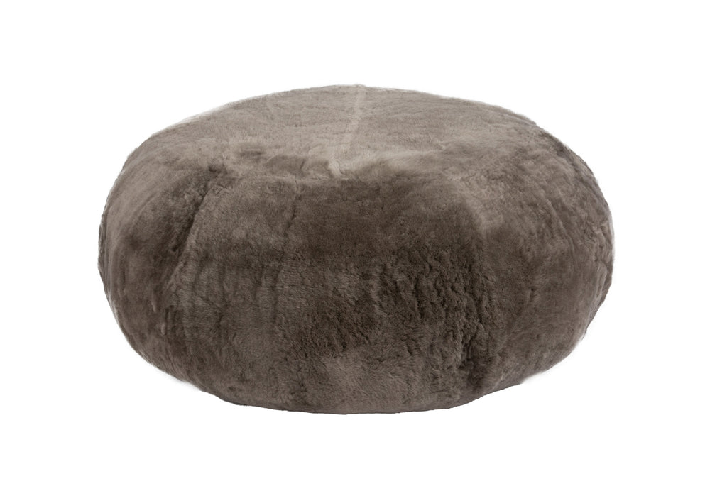 Auskin Sheepskin Seating Short Wool Ottoman Fossil Furniture main image