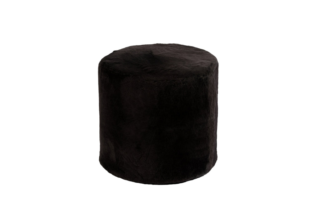 Auskin Sheepskin Seating Short Wool Stump Black Furniture main image
