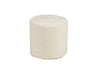 Auskin Sheepskin Seating Short Wool Ottoman Off White Furniture Main Image