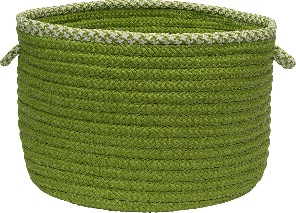 Colonial Mills Houndstooth Bright Edge Basket EH69 Lime