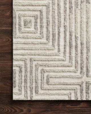 Loloi Ehren EHR-02 Grey/Silver Area Rug Corner Image