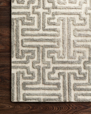 Loloi Ehren EHR-03 Stone/Sand Area Rug Corner Image