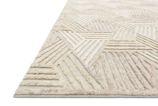 Loloi Ehren EHR-04 Oatmeal/Ivory Area Rug Corner Image
