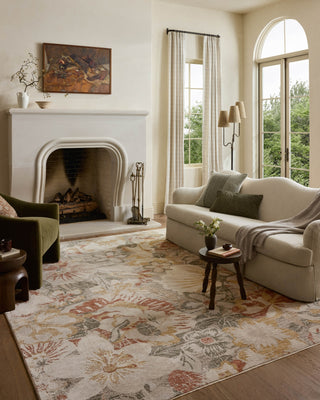 Loloi Eileen ELE-01 Natural / Sunrise Area Rug Lifestyle Image Feature