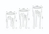 Livabliss Laser Cut LC-003 Off-White Line Drawing