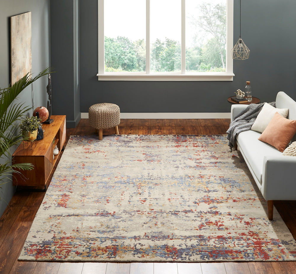 featured Ancient Boundaries Elevation ELE-588 Multi Area Rug Lifestyle Image