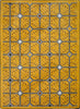 Joy Carpets Kaleidoscope Electrode Gold Area Rug