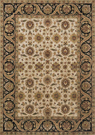 Loloi Elegante EG-02 Ivory / Black Area Rug main image