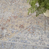 Nourison ELEGANT HEIRLOOMS ELH01 GREY GOLD Corner Image