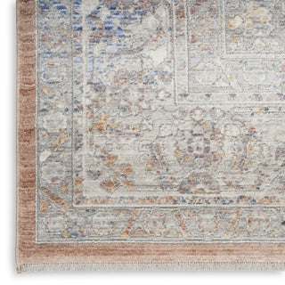 Nourison Elegant Heirlooms ELH01 Blue Multicolor Area Rug Texture Image