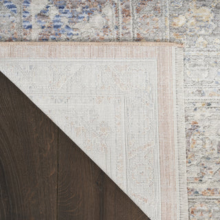 Nourison Elegant Heirlooms ELH01 Blue Multicolor Area Rug Corner Image