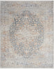 Nourison Elegant Heirlooms ELH01 Ivory Blue Area Rug Main Image