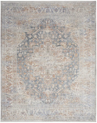 Nourison Elegant Heirlooms ELH01 Ivory Blue Area Rug Main Image