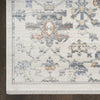 Nourison Elegant Heirlooms ELH02 Ivory Grey Area Rug Detail Image