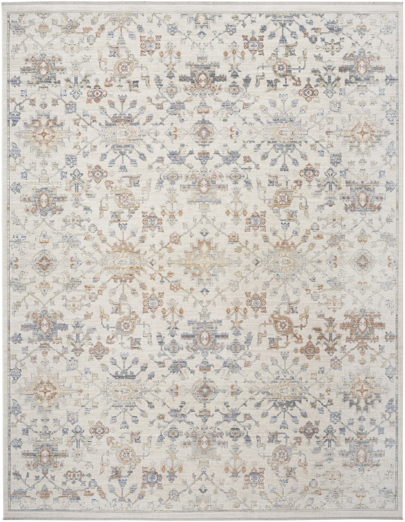 Nourison Elegant Heirlooms ELH02 Ivory Grey Area Rug main image