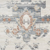 Nourison Elegant Heirlooms ELH02 Ivory Grey Area Rug Swatch Image