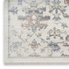 Nourison Elegant Heirlooms ELH02 Ivory Grey Area Rug Texture Image