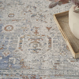 Nourison Elegant Heirlooms ELH03 Ivory Area Rug Corner Image
