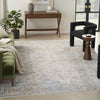 Nourison Elegant Heirlooms ELH03 Ivory Area Rug Corner Image