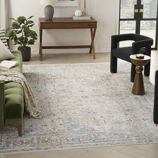 Nourison Elegant Heirlooms ELH03 Ivory Area Rug Corner Image