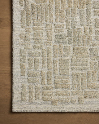 Elias ELA-01 Pebble/Sage Area Rug by Loloi Corner Image
