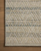 Elias ELA-04 Fog/Natural Area Rug by Loloi Corner Image